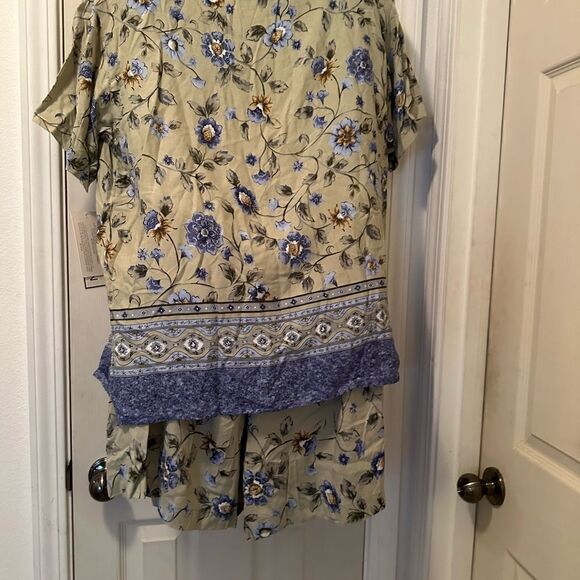 Vintage 90s three-piece set shirt, shorts and over shirt combo size med - Picture 6 of 6